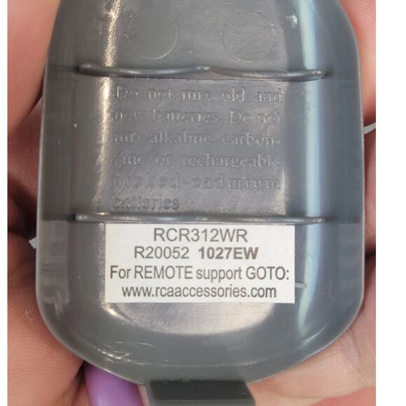 RCA Universal Remote Control RCR312WR Backlit 3-Device Tested Works - Picture 4 of 4